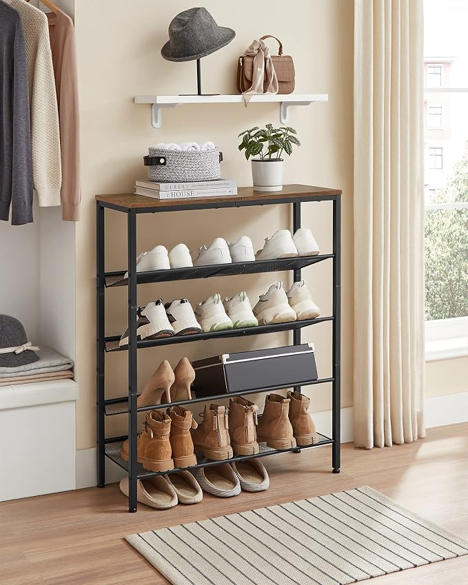 VASAGLE Shoe Rack for Entryway, 5-Tier Shoe Rack Organizer - Image 7