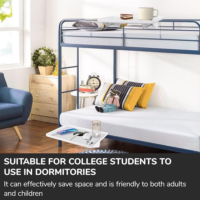 Bedside Shelf for Bunk Beds & Top Bunk, Clip On Nightstand - Image 5