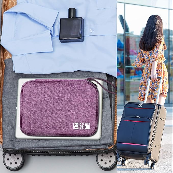 SELLYFELLY Travel Electronics Organizer Portable Cable Organizer Bag - Image 5