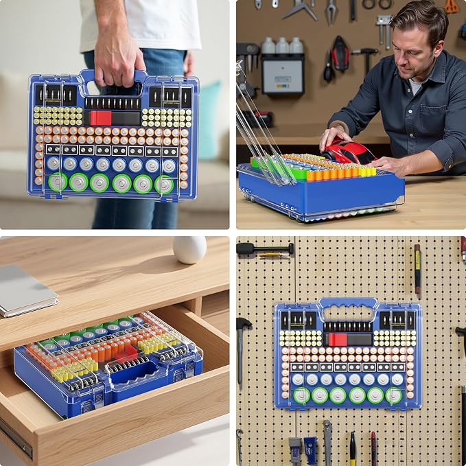 Battery Organizer Storage Holder Box Case - Image 6