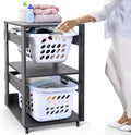 Laundry Basket Holder Shelf by LeapOak