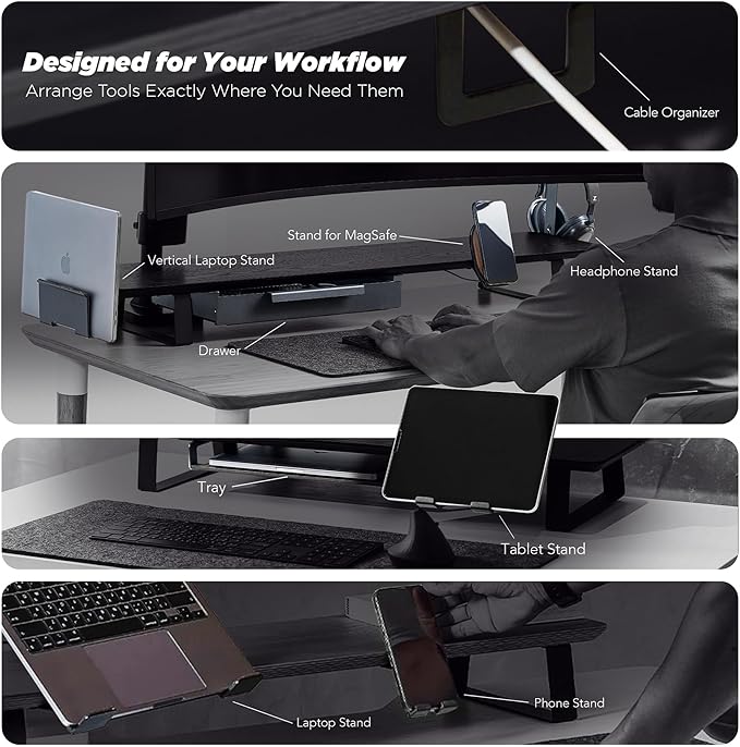 Moodular Add-ons Watch Stand for Smart Watch Black MSA-WS - Image 8