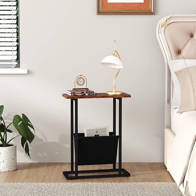 Narrow Side Table for Small Spaces, Small End Table - Image 8