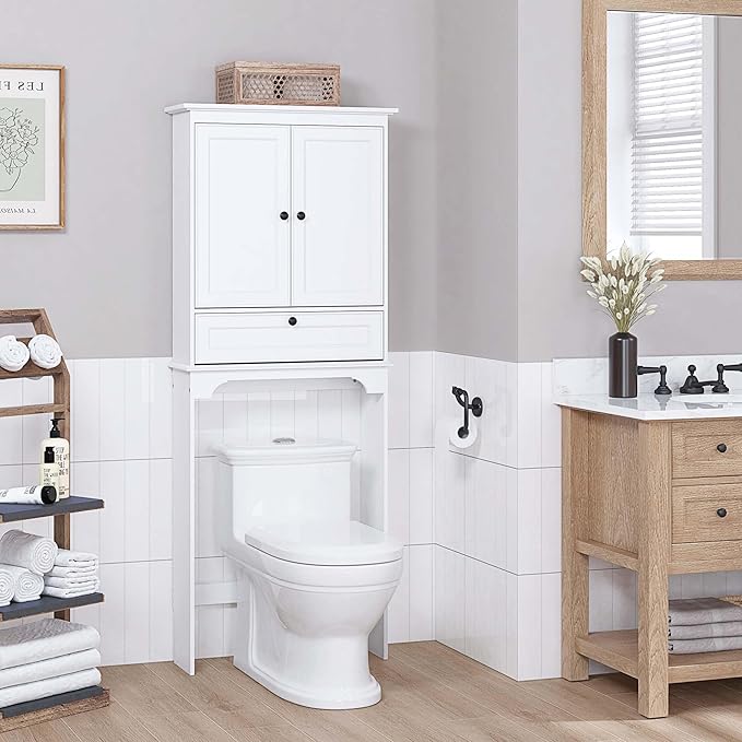 Spirich Over The Toilet Storage Cabinet, Bathroom Above Toilet Storage Cabinet by SpirichLLC