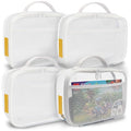 holay 4 Packs PVC Zippered Blocks Set, Board game Storage Organizer Case by OrganizeYourLifeWithholay