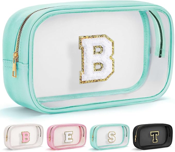 YOOLIFE Initial Make Up Bag Travel Toiletry Bag by YOOLIFE