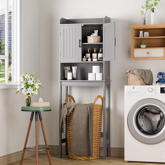 BlueWish Over The Toilet Cabinet, Bathroom Over Toilet Storage - Image 8