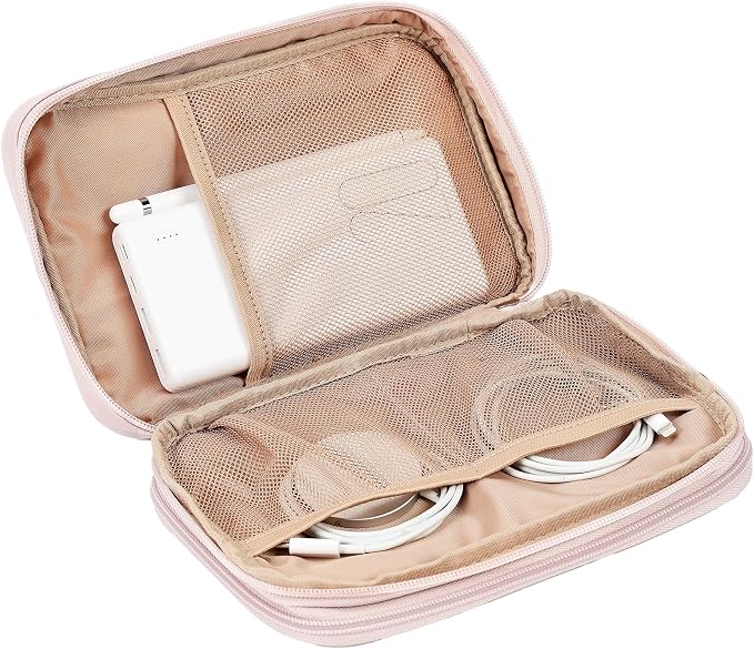 NISHEL Travel Cord Organizer Case, Double Layers Tech Electronic Bag, Essentials - Image 4