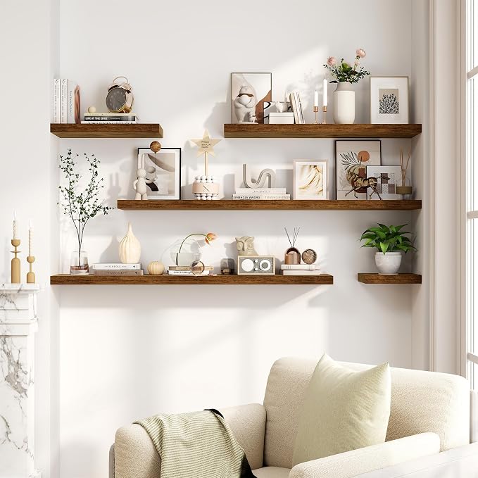 Fun Memories Floating Shelves, 8 Inch Deep Floating Shelves - Image 6