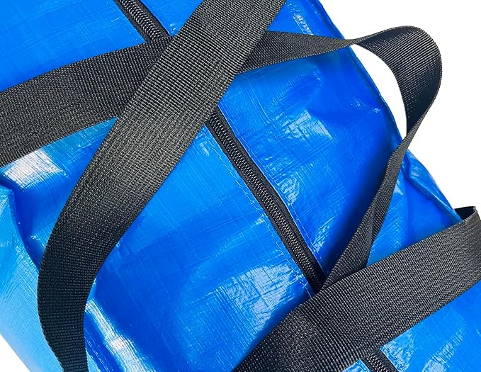 Extra Large Storage Bags, Jumbo Moving Tent Storage Bags, Foldable Big Blue XXL - Image 2