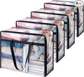 Lifewit 4 Pack Clear Clothes Storage Bags, 40L Plastic Blanket Storage Bag by Lifewit