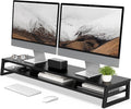 Fenge Dual Monitor Stand for Desk, 42.5in Large Monitor Riser for 2 Monitors by Fenge