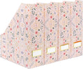 BLU MONACO Foldable Magazine File Set of 4 by Blu_Monaco