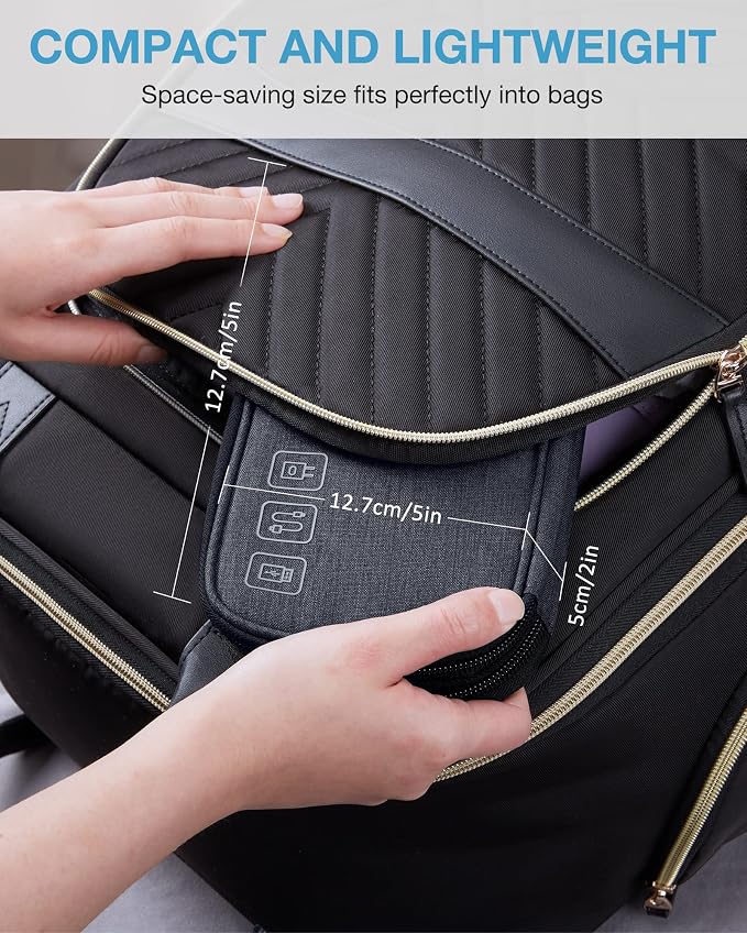 BAGSMART Cord Organizer Travel Cable Organizer Bag Tech Electronic Organizer - Image 6
