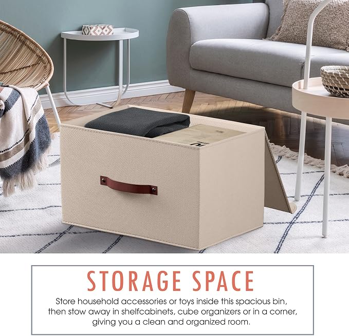 Ornavo Home 6 Pack Collapsible Storage Bins - Image 2
