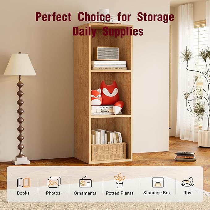 Book Shelf, Wooden Cube Storage Organizer - Image 6