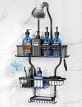 YASONIC Shower Caddy Over Shower Head Never Rust Aluminum Large Hanging Shower by YASONIC