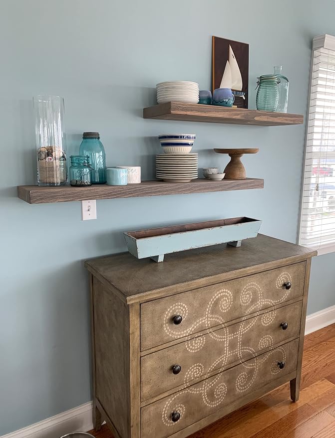 joelsantiques - 30 Inch Wooden Floating Shelves - Image 2