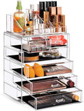 Sorbus Acrylic Makeup Organizer Set, 6-Drawer Vanity & Countertop Cosmetic by Sorbus