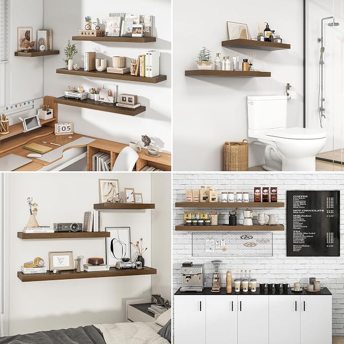 RICHFOCUS 72Inch Floating Shelves - Image 7