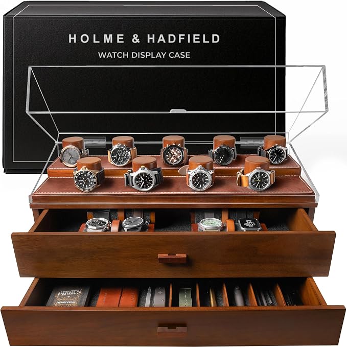 Premium 17 Slot Watch Box for Men by HolmeHadfield