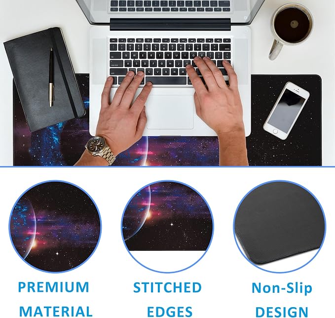 Mouse Pad, Abstract Space Desk Mat - Image 3