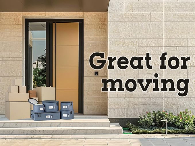 Hard Shell China Storage Containers 5-Piece Set Moving Boxes - Image 8
