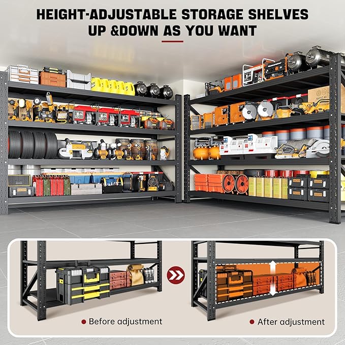 5000LBS Storage Shelves, Shelving Units Industrial Shelving - Image 5