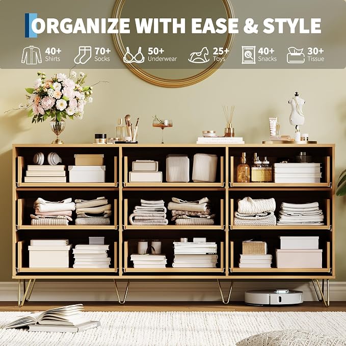Garvee Fluted Dresser for Bedroom - Image 5