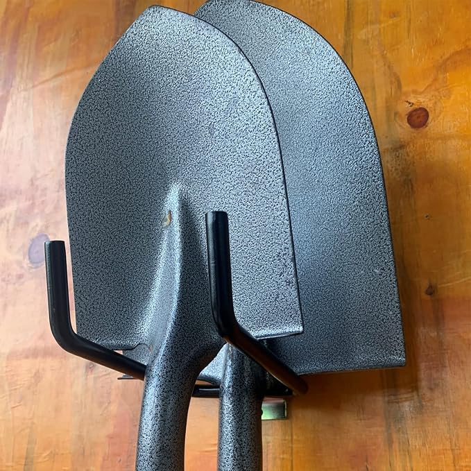 4 Pack E-Track Heavy Duty Shovel Hanger - Image 6