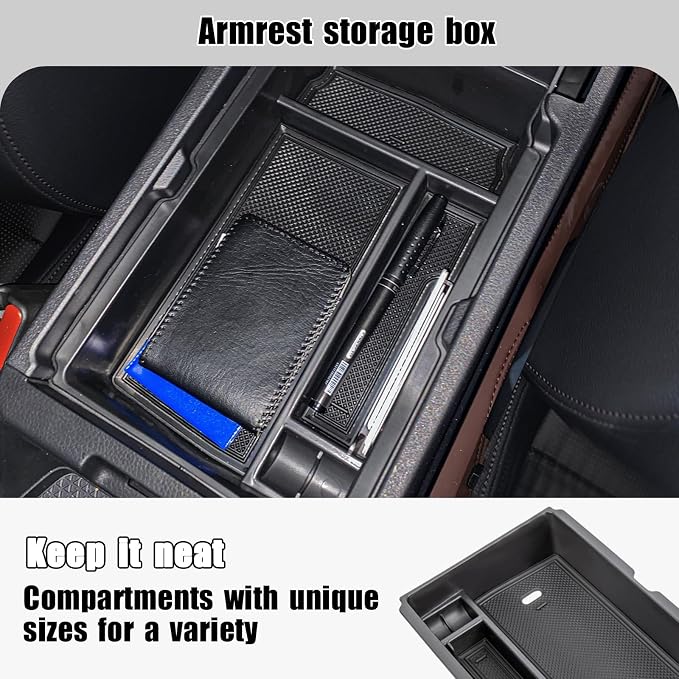 3PCS Center Console Organizer Compatible - Image 4