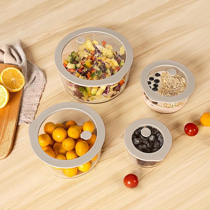 Glass Food Containers with Glass Lid, Microwave Safe Food Storage Container - Image 5