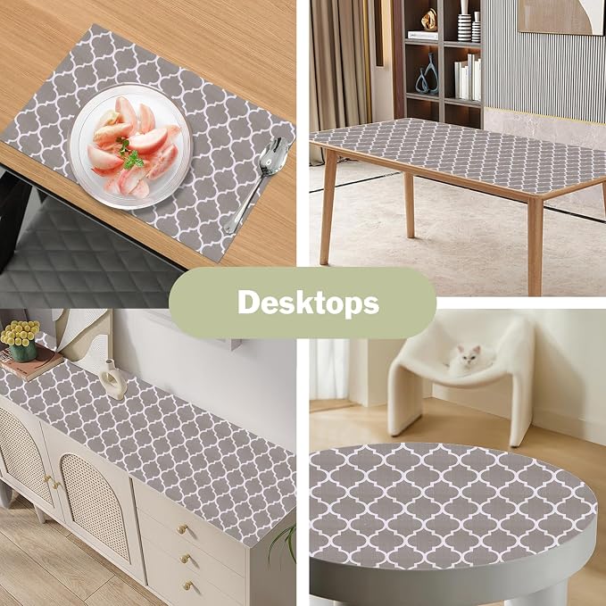 Drawer and Shelf Liner for Kitchen Cabinet: 17 in X 20 Ft Non Slip Waterproof - Image 8