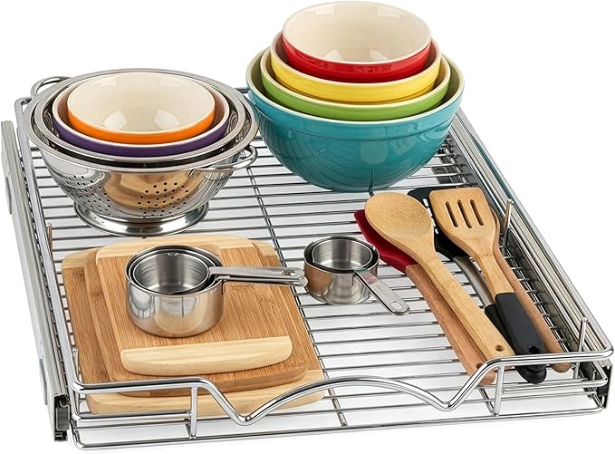 HOLDN’ STORAGE Pull Out Cabinet Organizer, Heavy Duty Caddy w/Lifetime Limited by HOLDN%E2%80%99STORAGE