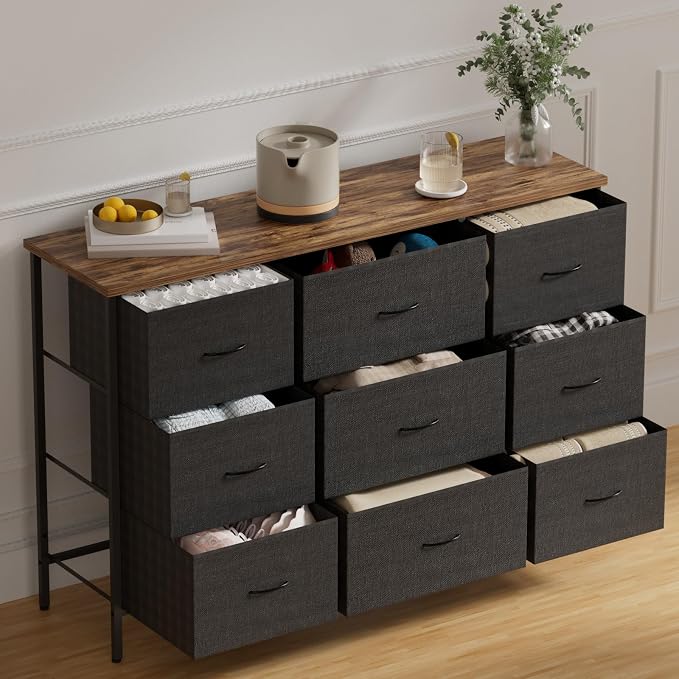 Wide TV Stand for Bedroom, Dresser by VASICAR
