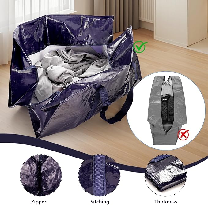 12 Pack Extra Large Heavy Duty Moving Bags - Image 6