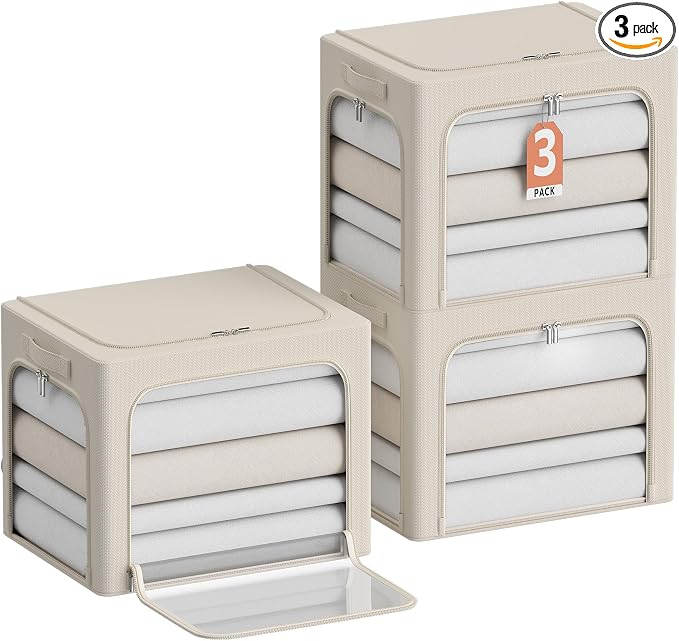 CYhom 3Pack Clothes Storage Bins by CYhom