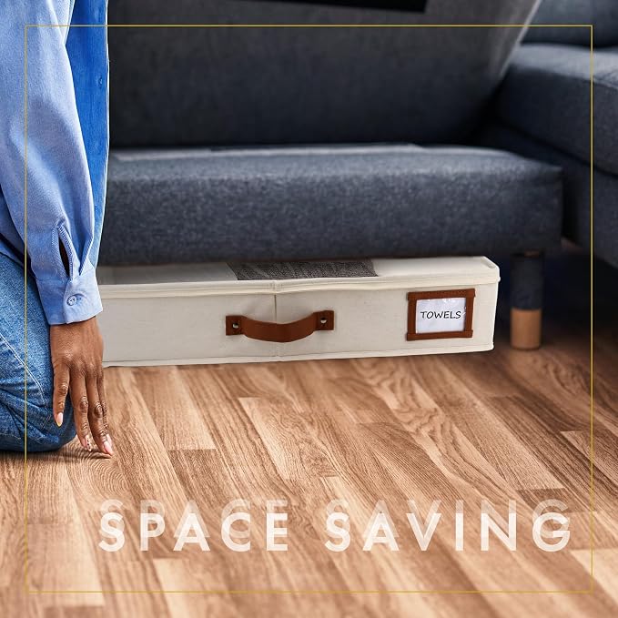 HOMELUX THEORY 2pc Under Bed Storage Containers, Bedroom Under the Bed Drawer - Image 7