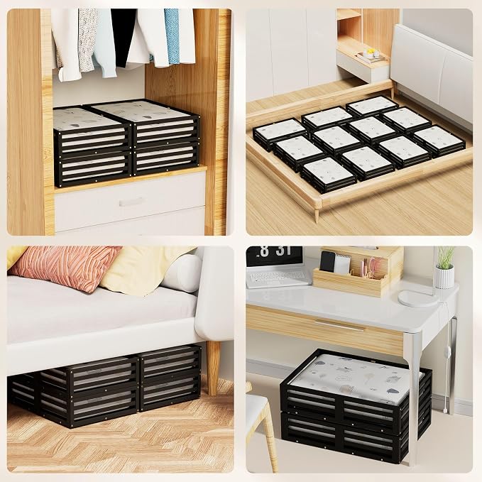 Bamboo Under Bed Storage Containers- Underbed Organizer - Image 6