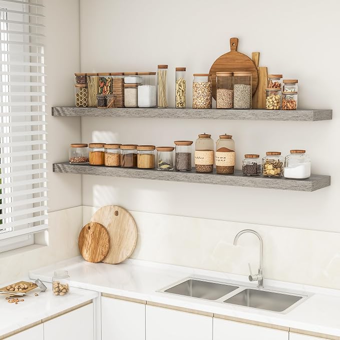 RICHFOCUS 72Inch Floating Shelves - Image 3