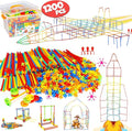 Ggiibro Straw Constructor Toys 1200Pcs STEM Building Toys Aged by StrawBuildingClub