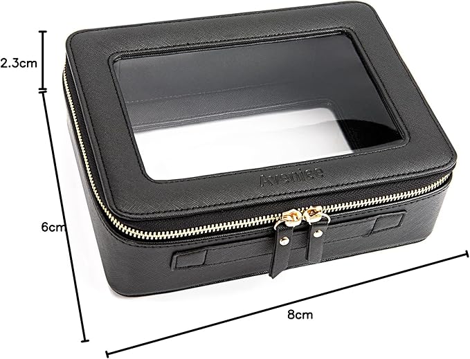 Aveniee Clear Makeup Bag Organizer, Portable Travel Toiletry Cosmetic Bag Case - Image 8