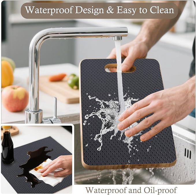 Cabinet Shelf Liner 24 Inch Wide X 20 Ft Non-Slip Kitchen Drawer Liners - Image 2