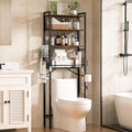 TETOTE Over Toilet Bathroom Organizer, 4-Tier Bathroom Over The Toilet Storage by TETOTE