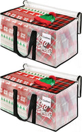 BlissTotes 2-Pack Heavy Duty Extra Large Clear Moving Bags, Reinforced Handles by BlissTotes