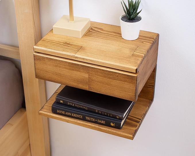 Floating Nightstand Side Accent or End Table - Image 8