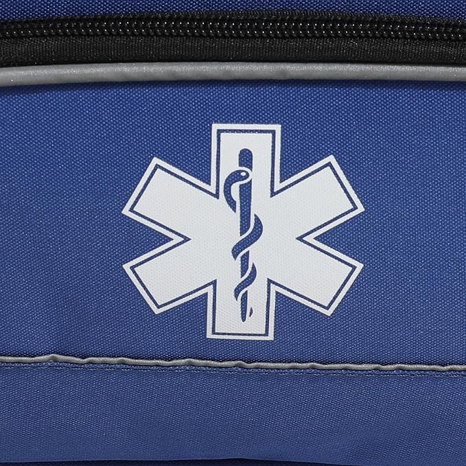 Empty Medicine Bag for Travelling Red First Aid Bag On Call Trauma Bag EMT - Image 7