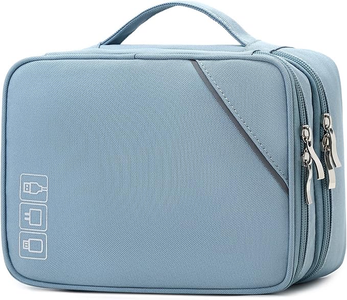Lanola Electronic Accessories Case, Electronics Travel Organizer, Portable by Lanola