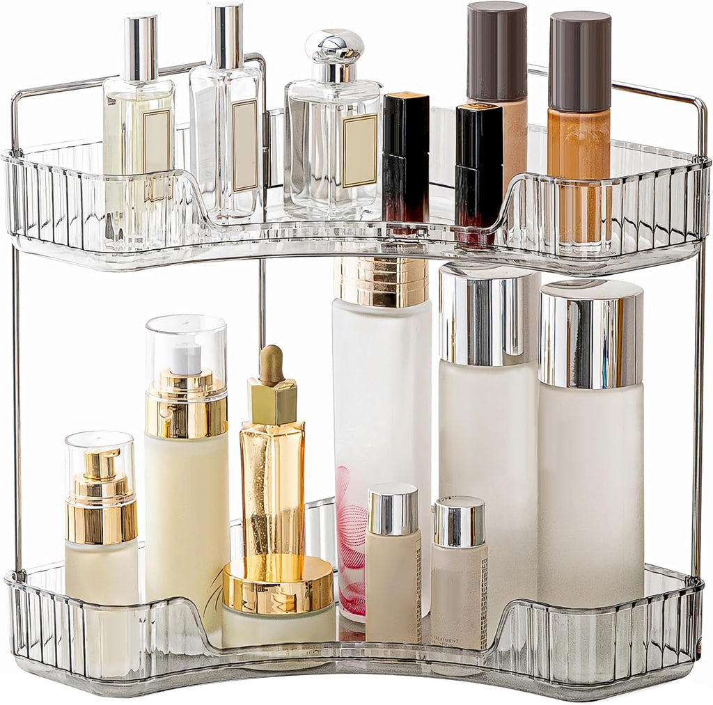 YCIA&DONE Corner Bathroom Counter Organizer, Makeup Organizer for