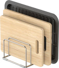 Cutting Board Holder Stand, Chopping Board Storage Rack, Cutting Board Organizer by KORRTFID